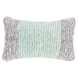 Melange Knit Kissen Grün 30x50cm 