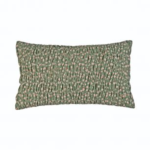 Libby Smock kussen groen 30x50cm 