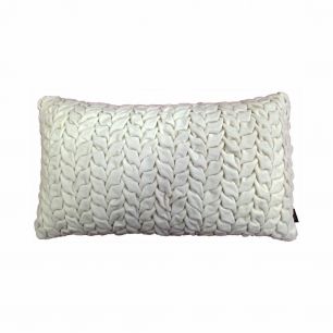 Smock Velvet Cushion off white 30x50cm 