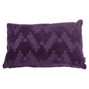 Twisted Brooklyn Cushion purple 30x50cm 