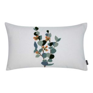 Selma Coussin Eucalyptus Weiss 30x50cm 