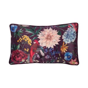 Coussin Carey violet 30x50cm