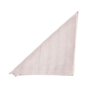 Herringbone Napkin metallic pink 40x40cm (set of 2) 
