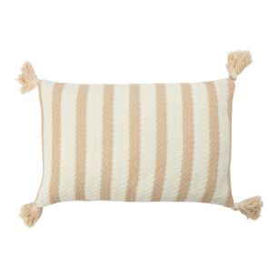 Cushion sisley stripe off white beige 40x60cm