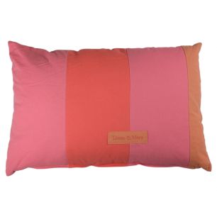 Patchwork Kissen rosa 40x60cm 