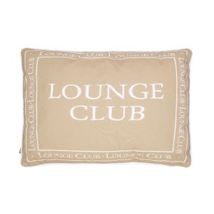 Lounge Club outdoor kussen taupe 50x70cm