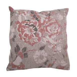 Vintage Flower Cushion pink 60x60cm 