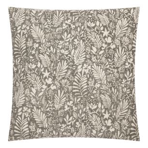 Leaf Stone Wash Cushion green 60x60cm 