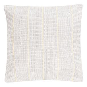 Vertical Stripe Kissen grau Gelb 60x60cm 
