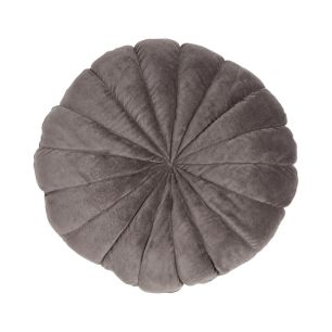 Flower Kissen dunkelgrau dia40x12cm 