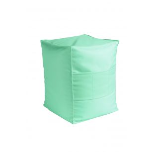 St. Tropez Outdoor Pouf Cover blue green 39x39x50cm 