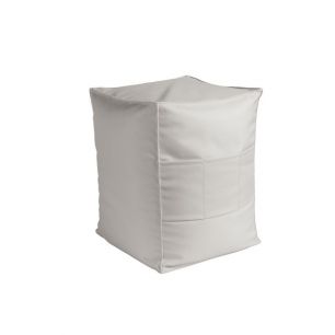St. Tropez Outdoor Pouf Cover grey 39x39x50cm 