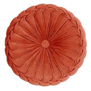 Kanan Velvet kussen oranje dia40x10cm 