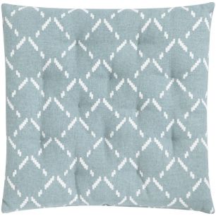 Cuba Graphic Chair Cushion blue 40x40cm+5cm 