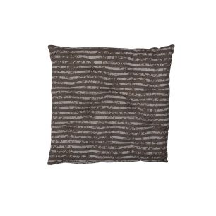 Vintage Stripe stoelkussen taupe 40x40cm+5cm 