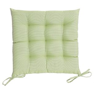 St. Maxime Coussin de chaise d'extérieur vert 40x40cm+3cm 