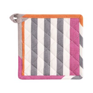 Stripes Print Mauve Manique rouille 20x20cm 