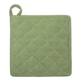 Corduroy manique vert 20x20cm