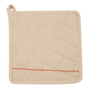 Gina Topflappen Beige rund 20cm 