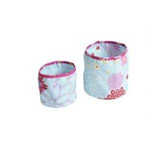 Claire Flower Mand multi 12x13cm/16x17cm