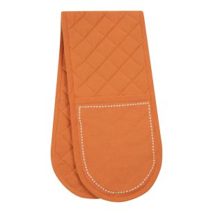 Gina doppelter Ofenhandschuh Orange 18x85cm 