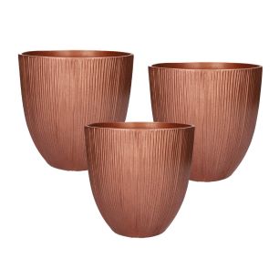 Pot Set/3 Brase Copper