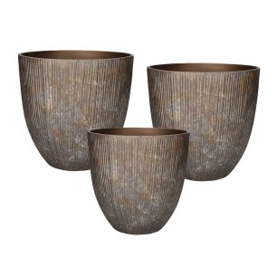 Pot Set/3 Brase Bronze