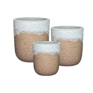 Pot Set/3 Nhi Brown