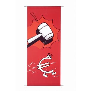 Banner Hammer vlamw. gefin. Banner 75x180 cm