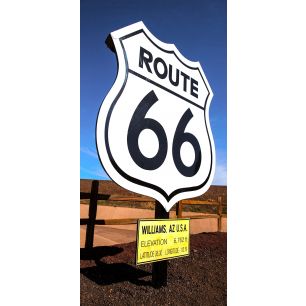 Display Banner Route 66 90 cm x 180 cm
