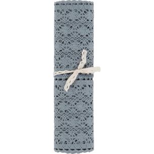 Mirthe Tableribbon grey 30x140cm (rolled) 
