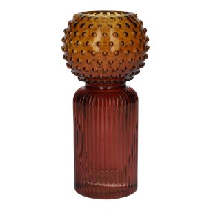 Vase Themba Dots Finish Red