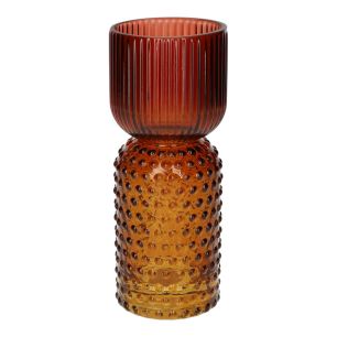 Vase Themba Line Finish Red