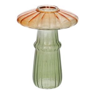 Candle Holder Shiitake Line Finish Mushroom Green