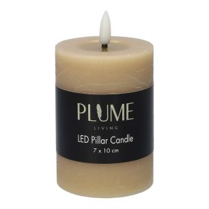 Kaars Pillar Lumina Touch  Zand Small