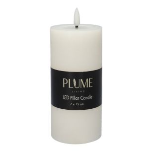 Kaars Pillar Lumina Touch  Wit Large