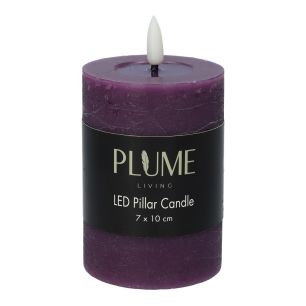 Kaars Pillar Lumina1 Rc  Aubergine Small