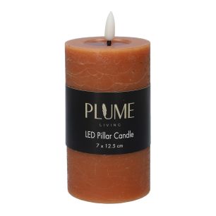 Kaars Pillar Lumina1 Rc  Oranje Medium