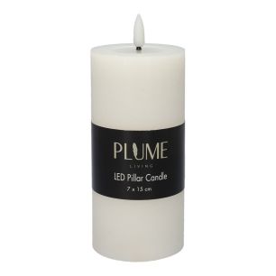 Kaars Pillar Lumina1 Rc  Wit Large