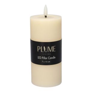 Kaars Pillar Lumina1 Rc  Beige Large