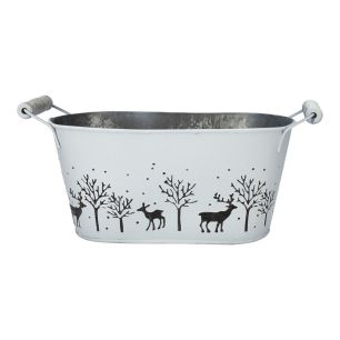 Planter Nordic Wit Small