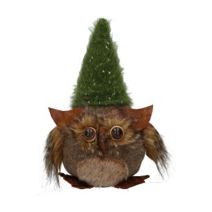Decoratief Item Owl Hedwig1 Groen Medium