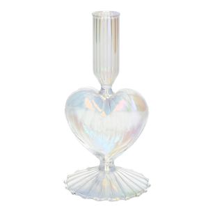 Kaarsenhouder Lovely Parelmoer Finish Helder Small