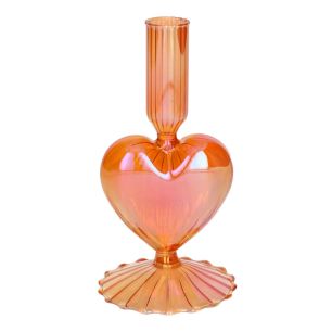 Kaarsenhouder Lovely Parelmoer Finish Perzik Small