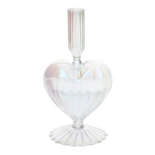 Kaarsenhouder Lovely Parelmoer Finish Helder Medium