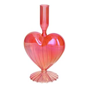 Candle Holder Lovely Pearl Finish Cherry Large