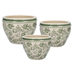 Pot Set/3 Portia Light Green