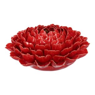 Vase Lotus Red Medium