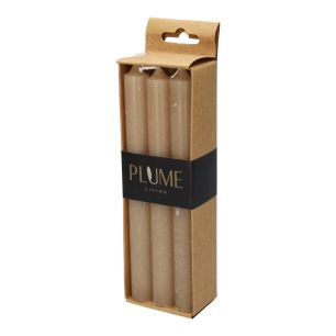 Kaars Set/6 Dinner Lucian  Zand Medium