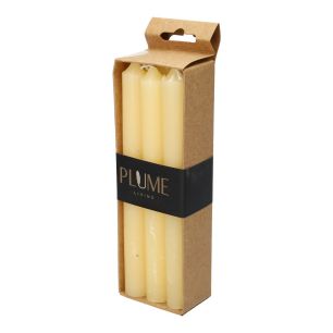 Kaars Set/6 Dinner Lucian  Beige Medium